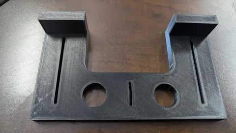 Cutting Board Handle Router Template, Finger Grip Jig for Charcuterie & Serving Boards, 4x2 or 5x2 in