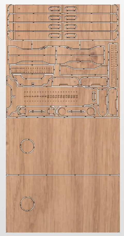 Cornhole Set Plans/Files - With Stand Up Scoreboard & Tic Tac Toe Built-In